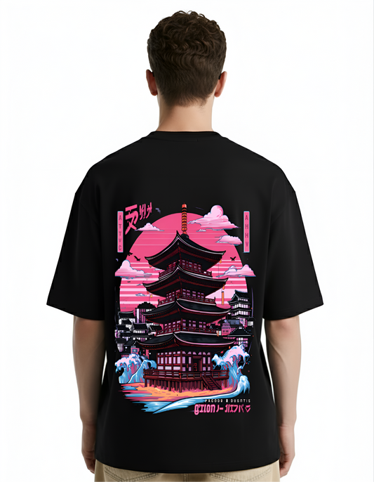 The "Tokyo Pagoda" Oversized T-Shirt