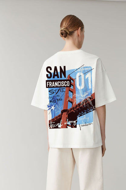 The "San Francisco Travel" Oversized T-Shirt